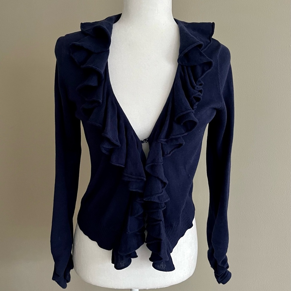 INC international concepts ruffled sweater